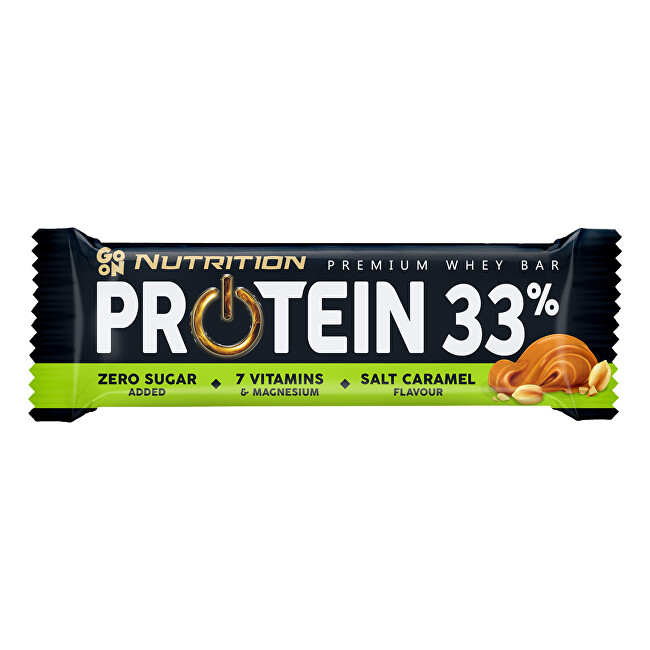 Zobrazit detail výrobku Vieste GO ON Proteinová tyčinka 33% slaný karamel 50 g Zobrazit detail výrobku Vieste GO ON Proteinová tyčinka 33% slaný karamel 50 g
