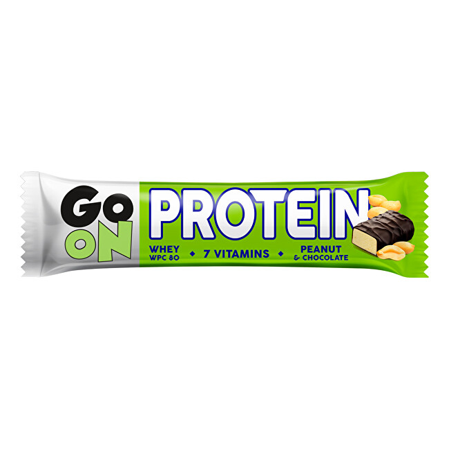 Zobrazit detail výrobku Vieste GO ON Proteinová tyčinka s oříšky 50 g Zobrazit detail výrobku Vieste GO ON Proteinová tyčinka s oříšky 50 g