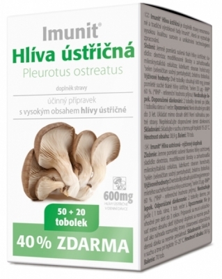 Zobrazit detail výrobku Simply You Hlíva ústřičná Imunit 50 + 20 tobolek Zdarma - SLEVA - POŠKOZENÁ KRABIČKA Zobrazit detail výrobku Simply You Hlíva ústřičná Imunit 50 + 20 tobolek Zdarma - SLEVA - POŠKOZENÁ KRABIČKA