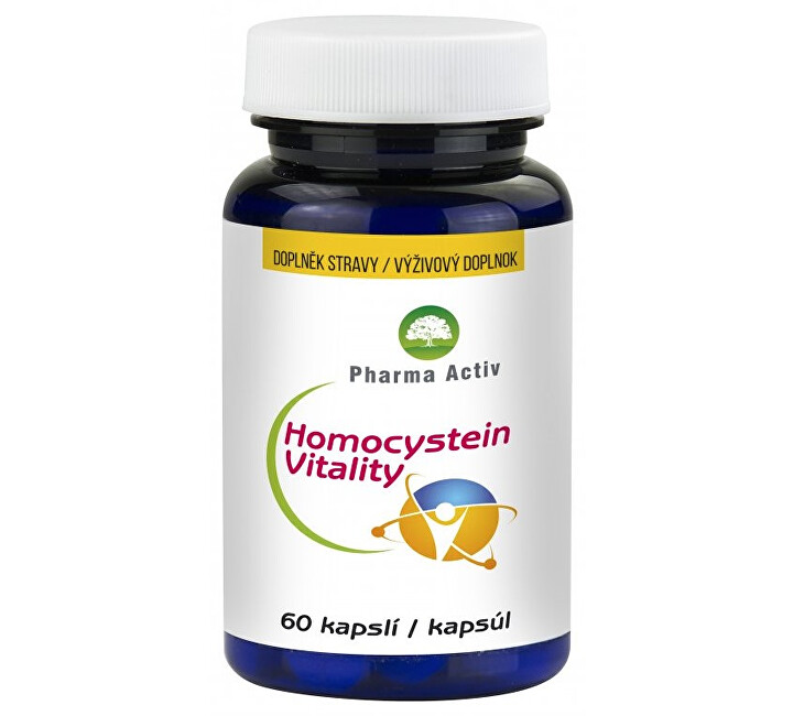 Zobrazit detail výrobku Pharma Activ Homocystein Vitality 60 kapslí Zobrazit detail výrobku Pharma Activ Homocystein Vitality 60 kapslí