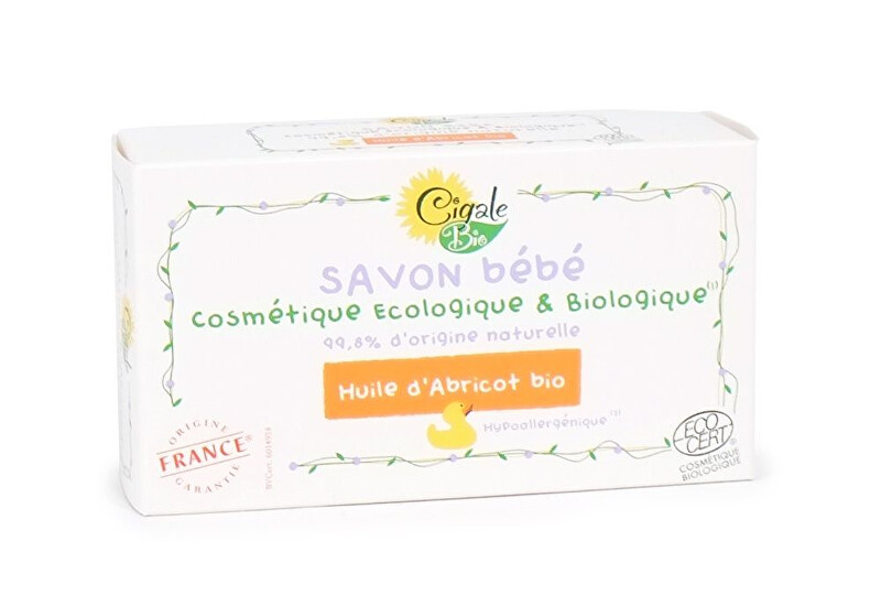 Zobrazit detail výrobku Cigale BIO Hypoalergenní mýdlo Baby s BIO meruňkovým olejem 100 g Zobrazit detail výrobku Cigale BIO Hypoalergenní mýdlo Baby s BIO meruňkovým olejem 100 g