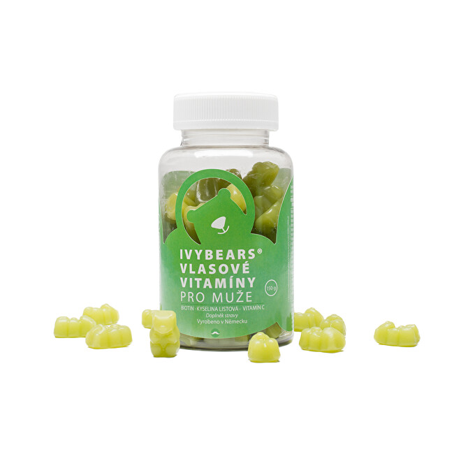 Zobrazit detail výrobku IVY Bears IVY Bears vlasové vitamíny pro muže 60 kusů Zobrazit detail výrobku IVY Bears IVY Bears vlasové vitamíny pro muže 60 kusů