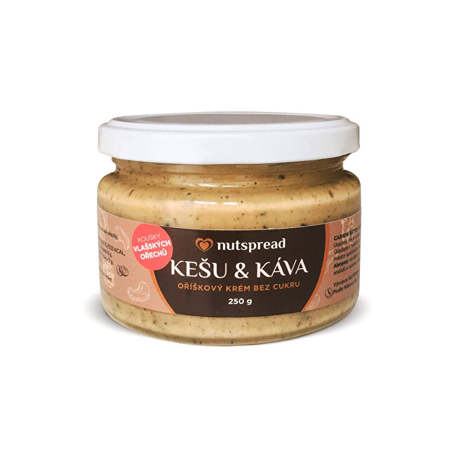 Zobrazit detail výrobku Nutspread Kešu krém s kávou 250 g Zobrazit detail výrobku Nutspread Kešu krém s kávou 250 g