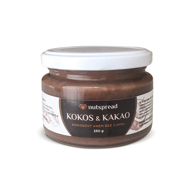 Zobrazit detail výrobku Nutspread Kokosové máslo s kakaem Nutspread 250 g Zobrazit detail výrobku Nutspread Kokosové máslo s kakaem Nutspread 250 g