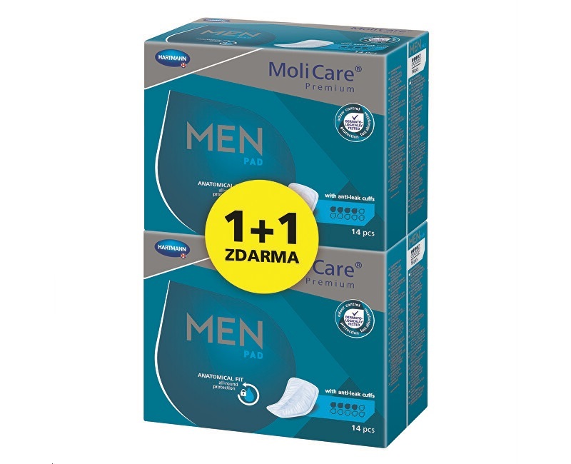 MoliCare MoliCare Men 4 kapky 2 x 14 ks