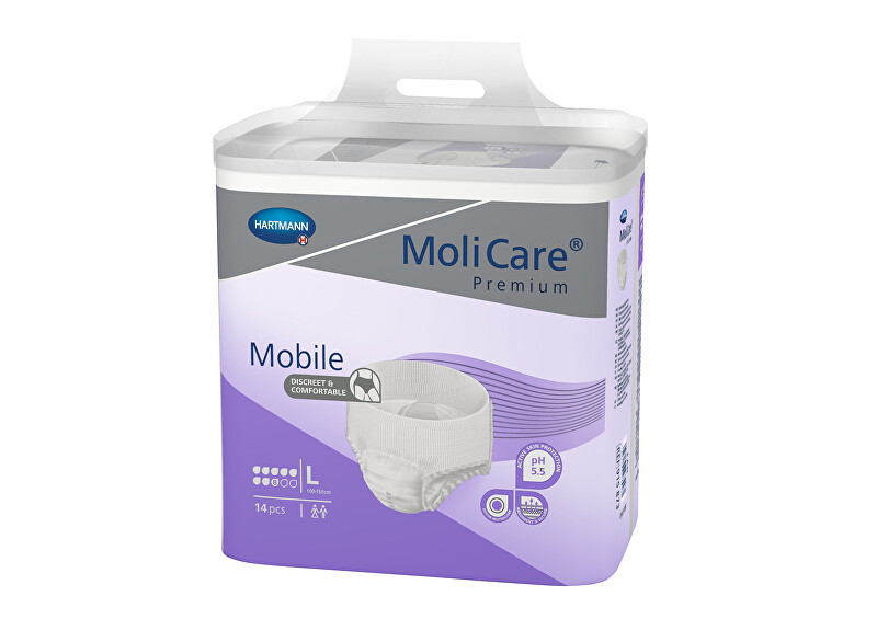 MoliCare MoliCare® Mobile 8 kapek vel. L savost 2279 ml 14 ks