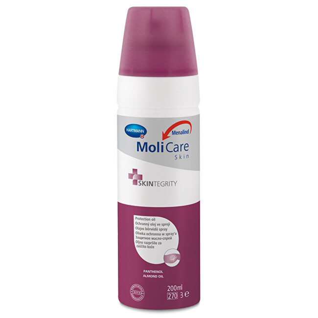 Zobrazit detail výrobku MoliCare MoliCare® Skin Ochranný olej ve spreji 200 ml Zobrazit detail výrobku MoliCare MoliCare® Skin Ochranný olej ve spreji 200 ml