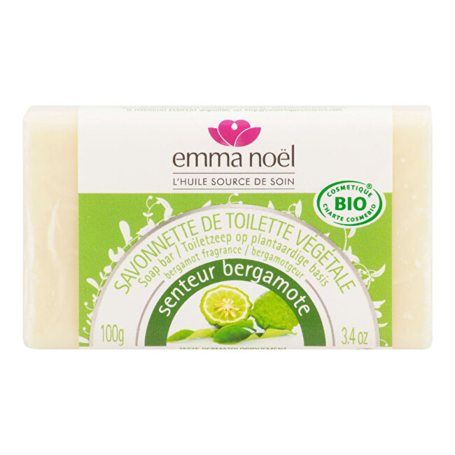 Emma Noël Mýdlo rostlinné bergamot 100 g BIO