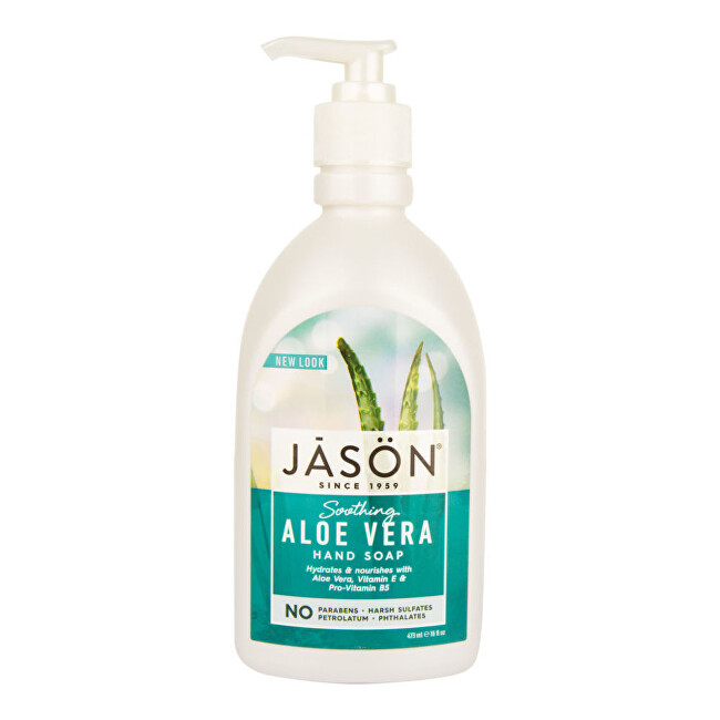 Zobrazit detail výrobku JASON Mýdlo tekuté aloe vera 473 ml Zobrazit detail výrobku JASON Mýdlo tekuté aloe vera 473 ml
