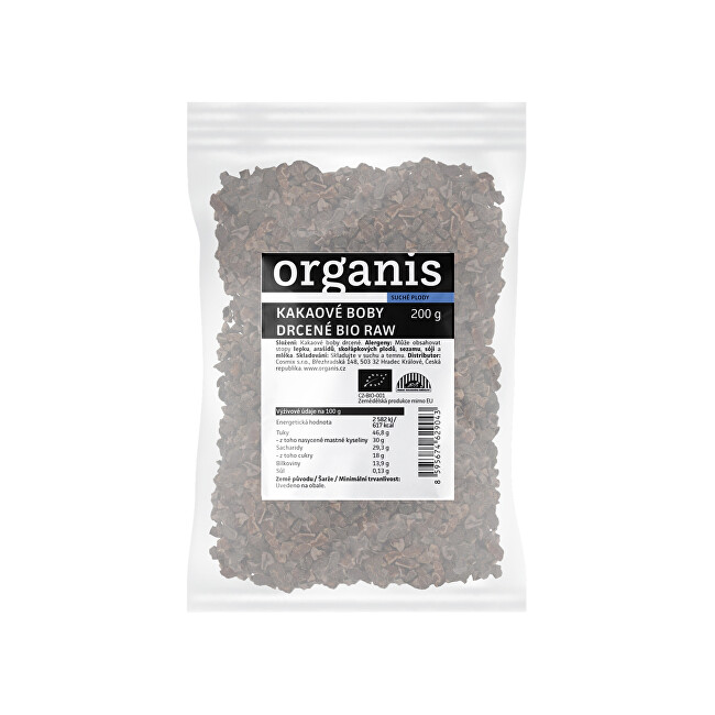 Zobrazit detail výrobku Organis Organis Drcené kakaové boby 200 g Zobrazit detail výrobku Organis Organis Drcené kakaové boby 200 g