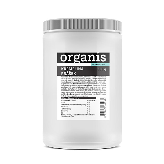 Zobrazit detail výrobku Organis Organis Křemelina 300 g Zobrazit detail výrobku Organis Organis Křemelina 300 g