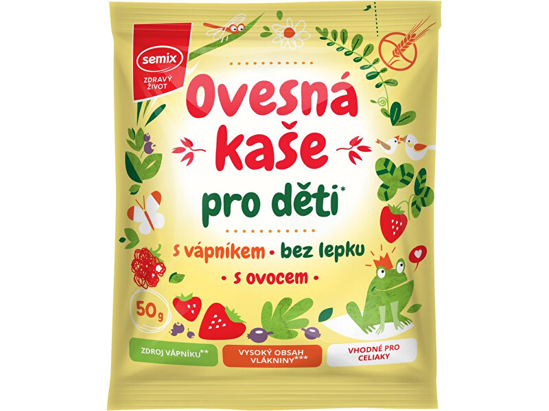 Zobrazit detail výrobku Semix Ovesná kaše pro děti s vápníkem a ovocem 65g Zobrazit detail výrobku Semix Ovesná kaše pro děti s vápníkem a ovocem 65g