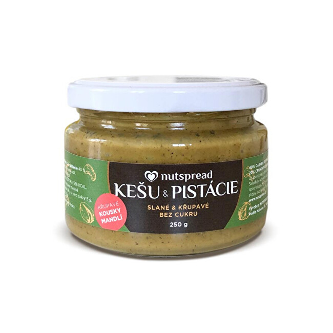 Zobrazit detail výrobku Nutspread Pistáciové máslo s kešu, mandlemi a solí Nutspread 1 kg Zobrazit detail výrobku Nutspread Pistáciové máslo s kešu, mandlemi a solí Nutspread 1 kg