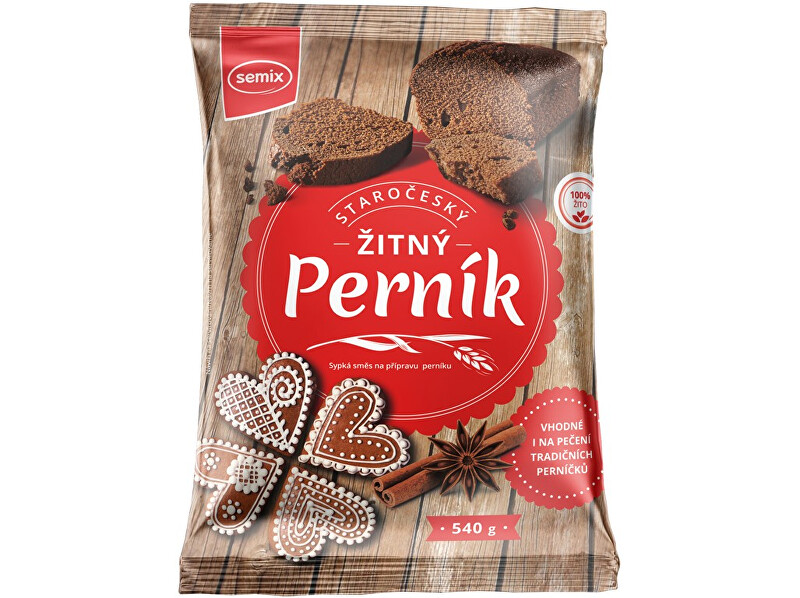 Zobrazit detail výrobku Semix Staročeský žitný perník 540g Zobrazit detail výrobku Semix Staročeský žitný perník 540g