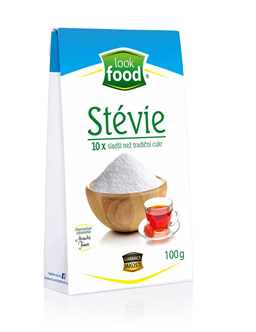 Look food s.r.o Stévie 10 x sladší než tradiční bílý cukr 100 g