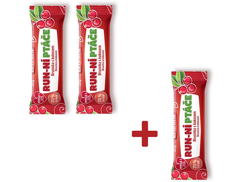 Zobrazit detail výrobku LeGracie Tyčinka chia Run-ní ptáče s brusinkou a kokosem 35g AKCE 2+1 ZDARMA Zobrazit detail výrobku LeGracie Tyčinka chia Run-ní ptáče s brusinkou a kokosem 35g AKCE 2+1 ZDARMA