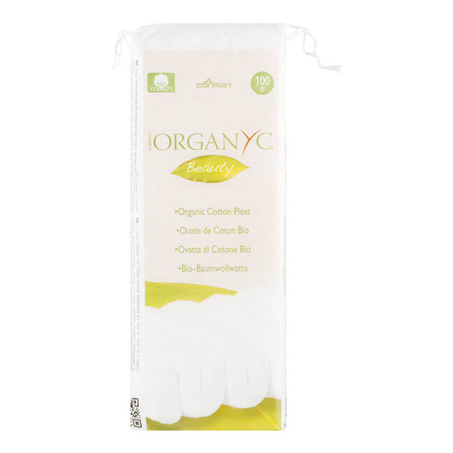 Zobrazit detail výrobku Organyc Vata skládaná 100 g Zobrazit detail výrobku Organyc Vata skládaná 100 g