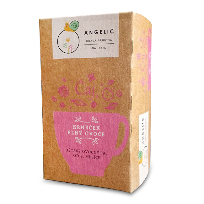 Zobrazit detail výrobku Angelic Angelic Hrneček plný ovoce dětský ovocný čaj 40 g Zobrazit detail výrobku Angelic Angelic Hrneček plný ovoce dětský ovocný čaj 40 g