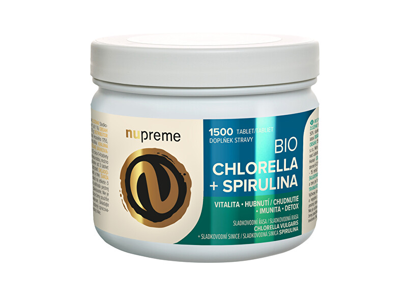 Zobrazit detail výrobku Empower Supplements Bio Chlorella + Spirulina Jumbo 1500 tablet Zobrazit detail výrobku Empower Supplements Bio Chlorella + Spirulina Jumbo 1500 tablet