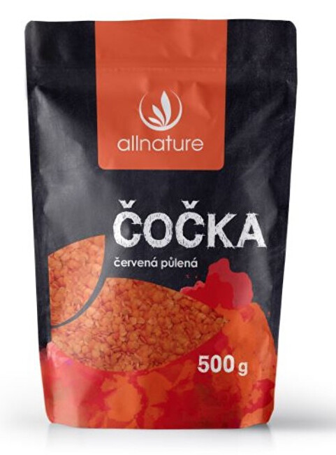Zobrazit detail výrobku Allnature Čočka červená půlená 500g Zobrazit detail výrobku Allnature Čočka červená půlená 500g