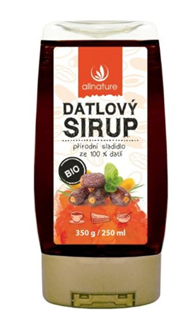 Zobrazit detail výrobku Allnature Datlový sirup BIO 350 g Zobrazit detail výrobku Allnature Datlový sirup BIO 350 g
