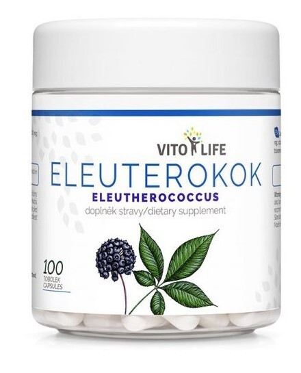 Zobrazit detail výrobku Vito life Eleuterokok, 100 tobolek Zobrazit detail výrobku Vito life Eleuterokok, 100 tobolek
