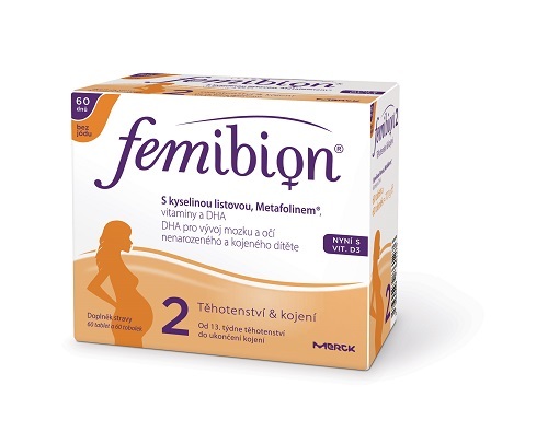 Zobrazit detail výrobku FEMIBION Femibion 2 s vitamínem D3 bez jódu 60 tablet + 60 tobolek Zobrazit detail výrobku FEMIBION Femibion 2 s vitamínem D3 bez jódu 60 tablet + 60 tobolek
