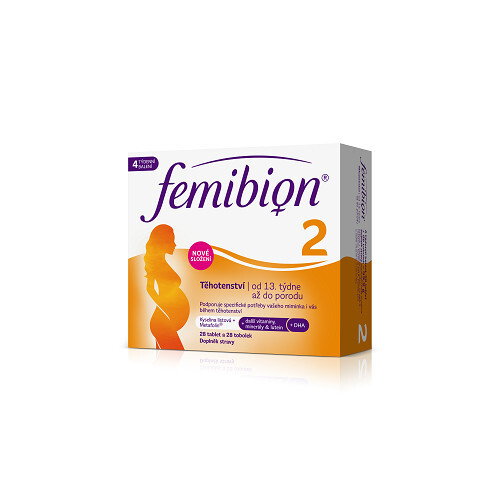 Zobrazit detail výrobku FEMIBION Femibion 2 Těhotenství 28 tablet + 28 tobolek Zobrazit detail výrobku FEMIBION Femibion 2 Těhotenství 28 tablet + 28 tobolek