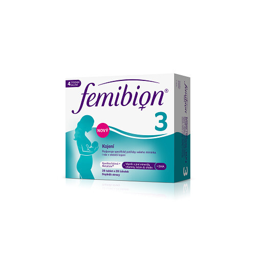 Zobrazit detail výrobku FEMIBION Femibion 3 Kojení 28 tablet + 28 tobolek Zobrazit detail výrobku FEMIBION Femibion 3 Kojení 28 tablet + 28 tobolek