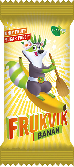 Zobrazit detail výrobku FRUKVIK Banán 20g Zobrazit detail výrobku FRUKVIK Banán 20g