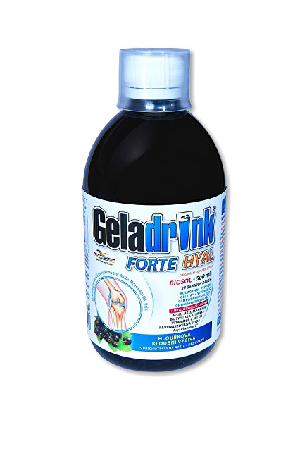 Zobrazit detail výrobku Orling Geladrink Forte Hyal biosol 500 ml černý rybíz Zobrazit detail výrobku Orling Geladrink Forte Hyal biosol 500 ml černý rybíz