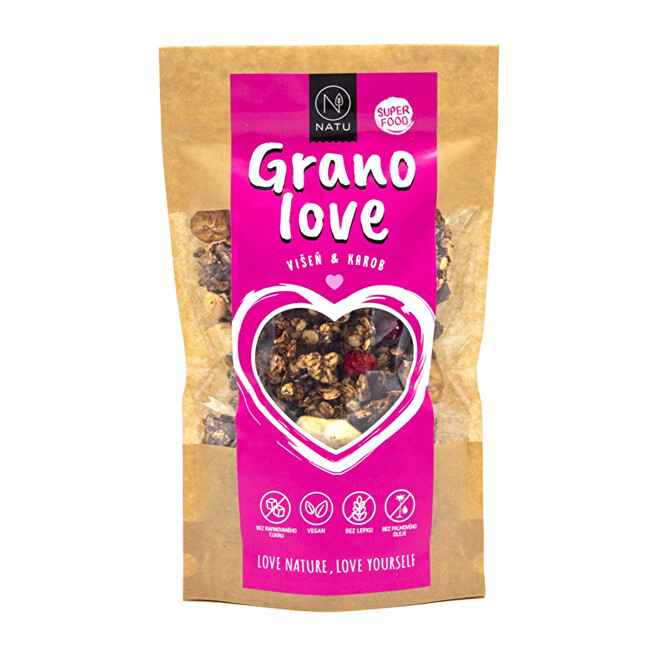 Zobrazit detail výrobku Natu Granolove Višeň & Karob 350 g Zobrazit detail výrobku Natu Granolove Višeň & Karob 350 g