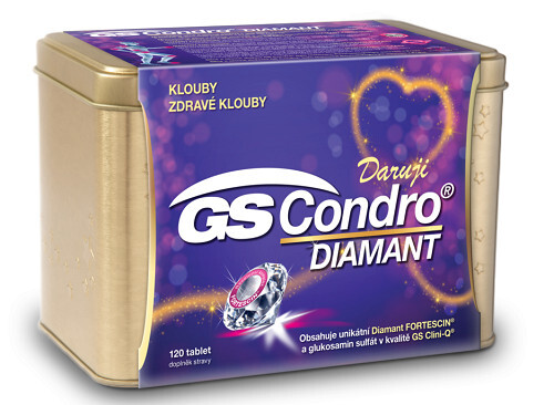 Zobrazit detail výrobku GreenSwan GS Condro DIAMANT 120 tablet v plechové krabičce Zobrazit detail výrobku GreenSwan GS Condro DIAMANT 120 tablet v plechové krabičce