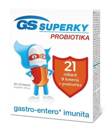 Zobrazit detail výrobku GreenSwan GS Superky probiotika 30+10 kapslí Zobrazit detail výrobku GreenSwan GS Superky probiotika 30+10 kapslí