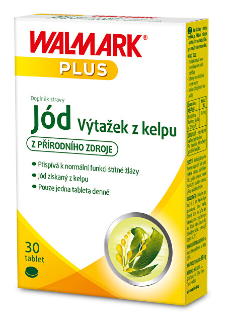 Zobrazit detail výrobku Walmark Jód z Kelpu 30 tablet Zobrazit detail výrobku Walmark Jód z Kelpu 30 tablet