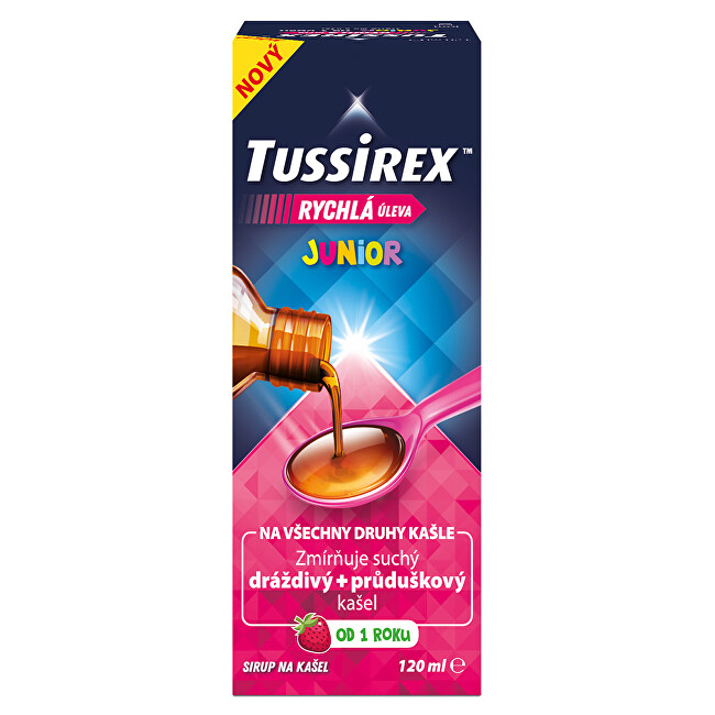 Zobrazit detail výrobku Tussirex Tussirex Junior sirup 120 ml Zobrazit detail výrobku Tussirex Tussirex Junior sirup 120 ml