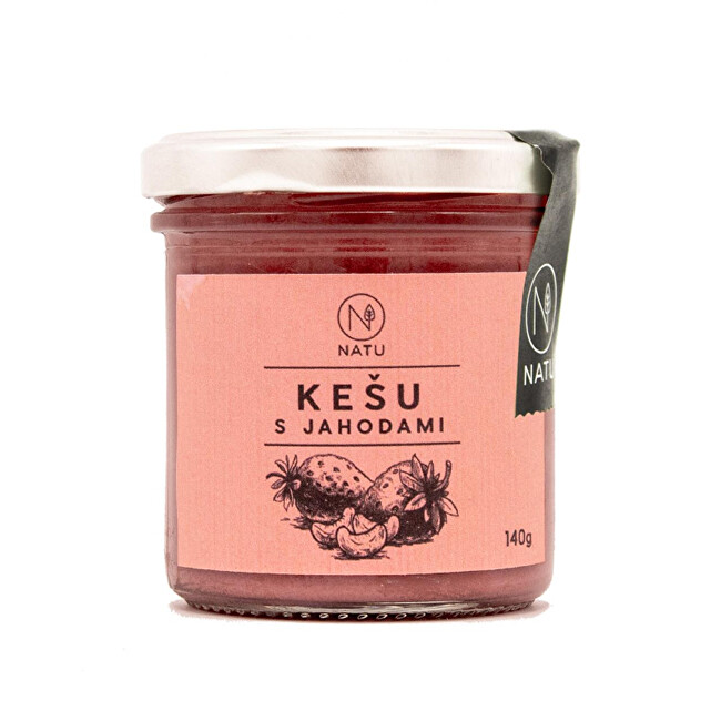 Zobrazit detail výrobku Natu Kešu krém s jahodami 140 g Zobrazit detail výrobku Natu Kešu krém s jahodami 140 g