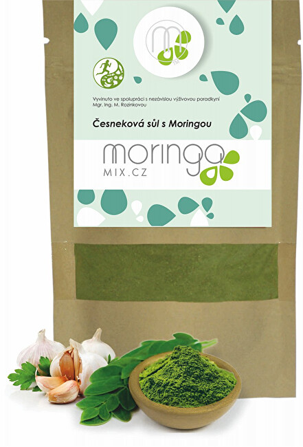 Zobrazit detail výrobku Moringa MIX Kořenící směs Česneková sůl 30 g Zobrazit detail výrobku Moringa MIX Kořenící směs Česneková sůl 30 g