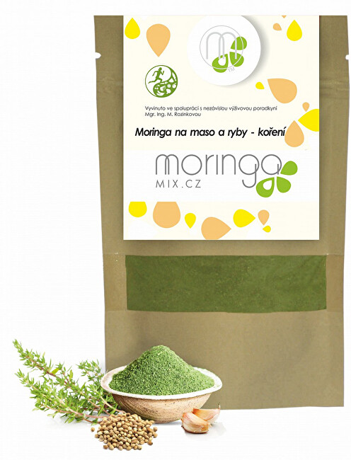Zobrazit detail výrobku Moringa MIX Kořenící směs Moringa na maso a ryby 30g Zobrazit detail výrobku Moringa MIX Kořenící směs Moringa na maso a ryby 30g