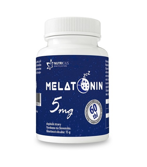Zobrazit detail výrobku Nutricius Melatonin 5 mg 60 tablet Zobrazit detail výrobku Nutricius Melatonin 5 mg 60 tablet