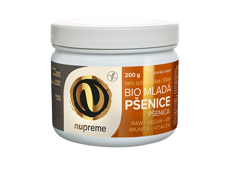 Zobrazit detail výrobku Nupreme Mladá pšenice 200 g BIO Zobrazit detail výrobku Nupreme Mladá pšenice 200 g BIO