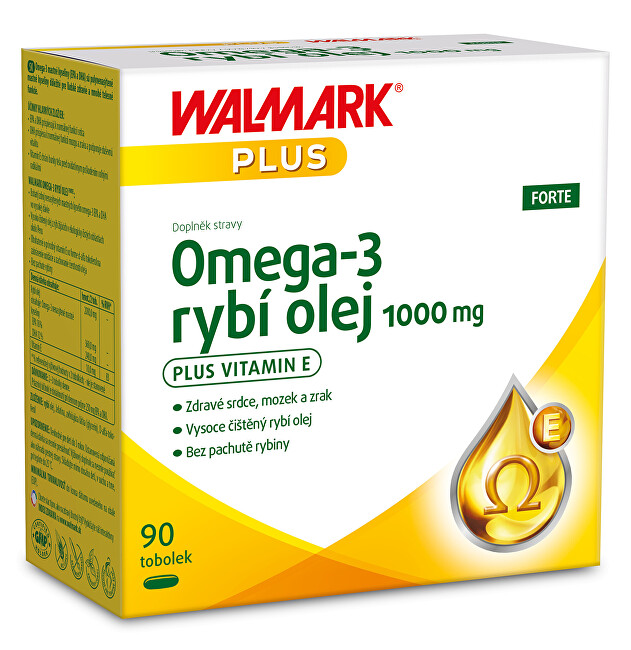 Zobrazit detail výrobku Walmark Omega 3 FORTE 1000 mg 90 tablet Zobrazit detail výrobku Walmark Omega 3 FORTE 1000 mg 90 tablet