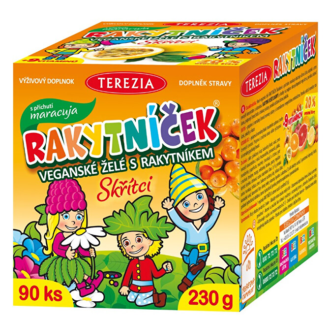 Zobrazit detail výrobku Terezia Company RAKYTNÍČEK veganské želé MARACUJA 90 ks Zobrazit detail výrobku Terezia Company RAKYTNÍČEK veganské želé MARACUJA 90 ks