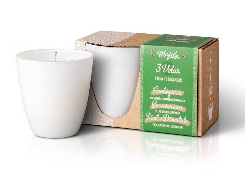 The Greatest Candle Sada - 1x svíčka 130 g + 2x náplň Mojito