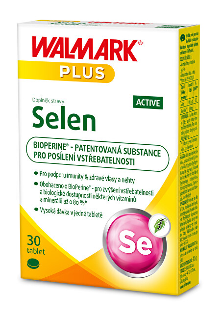 Zobrazit detail výrobku Walmark Selen Active 30 tbl. Walmark Zobrazit detail výrobku Walmark Selen Active 30 tbl. Walmark