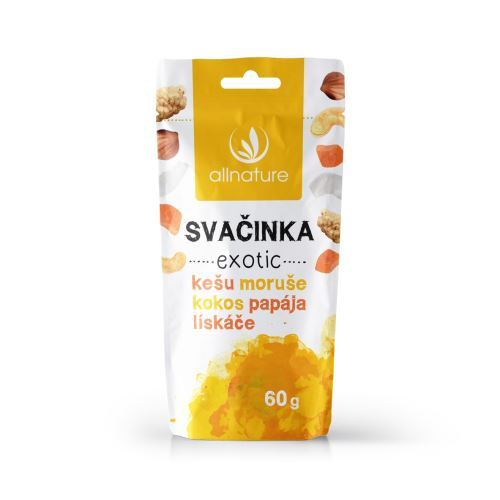 Zobrazit detail výrobku Allnature Směs svačinka Exotic 60 g Zobrazit detail výrobku Allnature Směs svačinka Exotic 60 g
