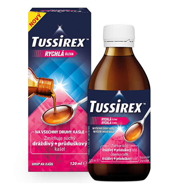 Zobrazit detail výrobku Tussirex Tussirex sirup 120 ml Zobrazit detail výrobku Tussirex Tussirex sirup 120 ml