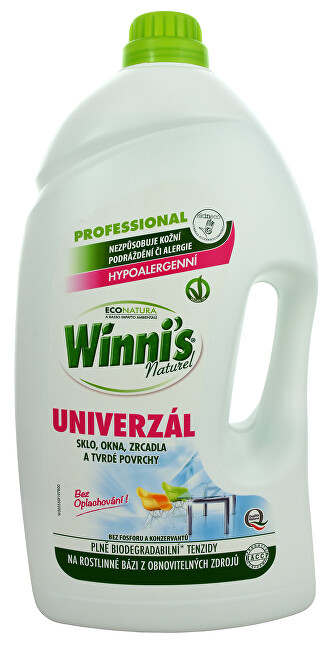 Zobrazit detail výrobku Winni´s Univerzální čistící prostředek na všechny omyvatelné povrchy 5000 ml Zobrazit detail výrobku Winni´s Univerzální čistící prostředek na všechny omyvatelné povrchy 5000 ml