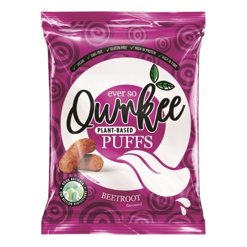 Zobrazit detail výrobku Qwrkee Vegan Probiotic Puffs - Křupky s obsahem probiotik a příchutí červené řepy 80 g Zobrazit detail výrobku Qwrkee Vegan Probiotic Puffs - Křupky s obsahem probiotik a příchutí červené řepy 80 g