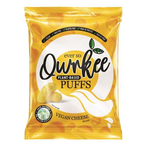 Zobrazit detail výrobku Qwrkee Vegan Probiotic Puffs - Křupky s obsahem probiotik a příchutí sýru 80 g Zobrazit detail výrobku Qwrkee Vegan Probiotic Puffs - Křupky s obsahem probiotik a příchutí sýru 80 g